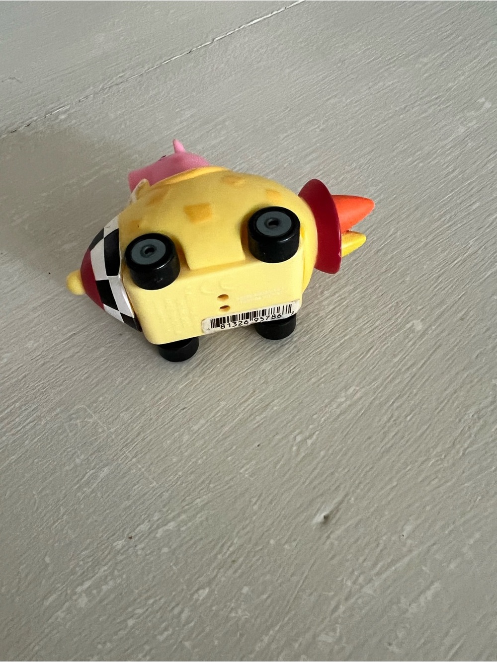 2003 Peppa Pig Mini Buggy Peppa In Yellow Rocket Vehicle - Picture 3 of 3